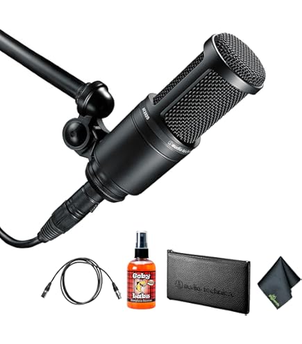 Amazon.com: Audio Technica AT2020 Condenser Studio Microphone